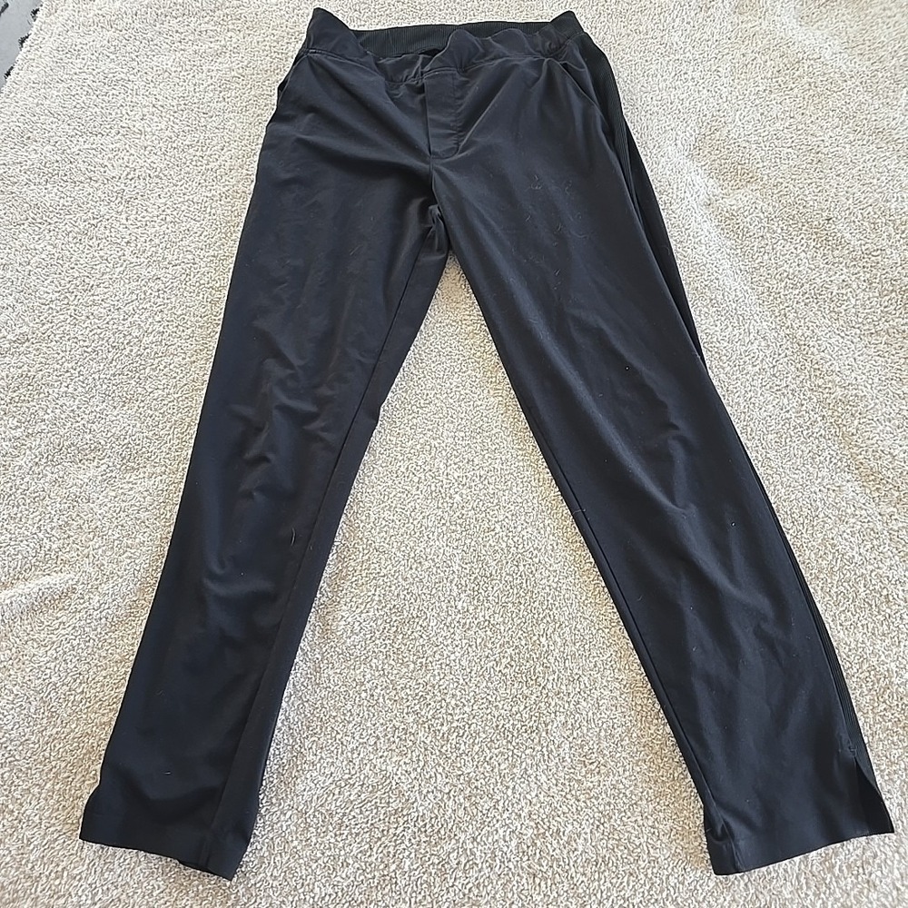 Athleta Brooklyn Mid Rise Ankle Pant Black Size 4 Stretch Wrinkle Resistant